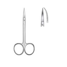 Gum cutting scissors, Curved