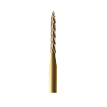 Trimming & Finishing Burs, Long Flame (Gold)