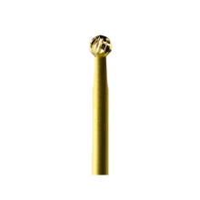 Trimming & Finishing Burs, Round (Gold)